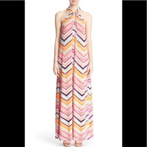 TRINA TURK 'Rilee' Chevron Stripe Maxi Dress